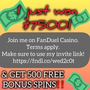 NOW GET $25 + 500 FREE SPINS‼️LIMITED TIME OFFER